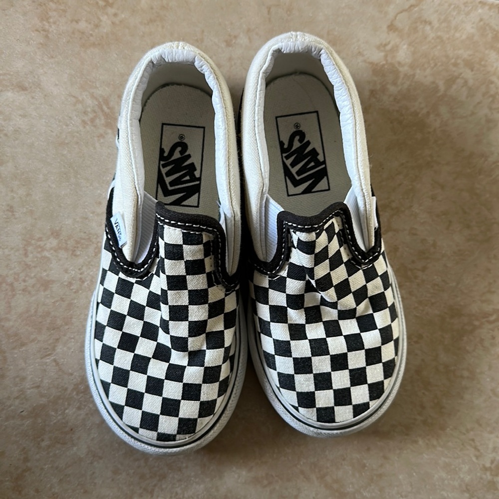 Toddlers Vans checkered